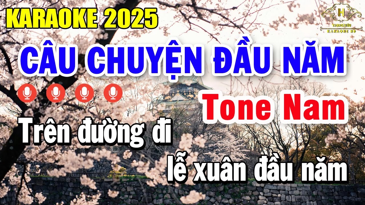 Câu Chuyện Đầu Năm Karaoke Tone Nam ( Am ) Nhạc Xuân 2025 | Trọng Hiếu auf YouTube ansehen