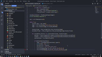 full code Absensi siswa Menggunakan wajah | python tutorial #13
