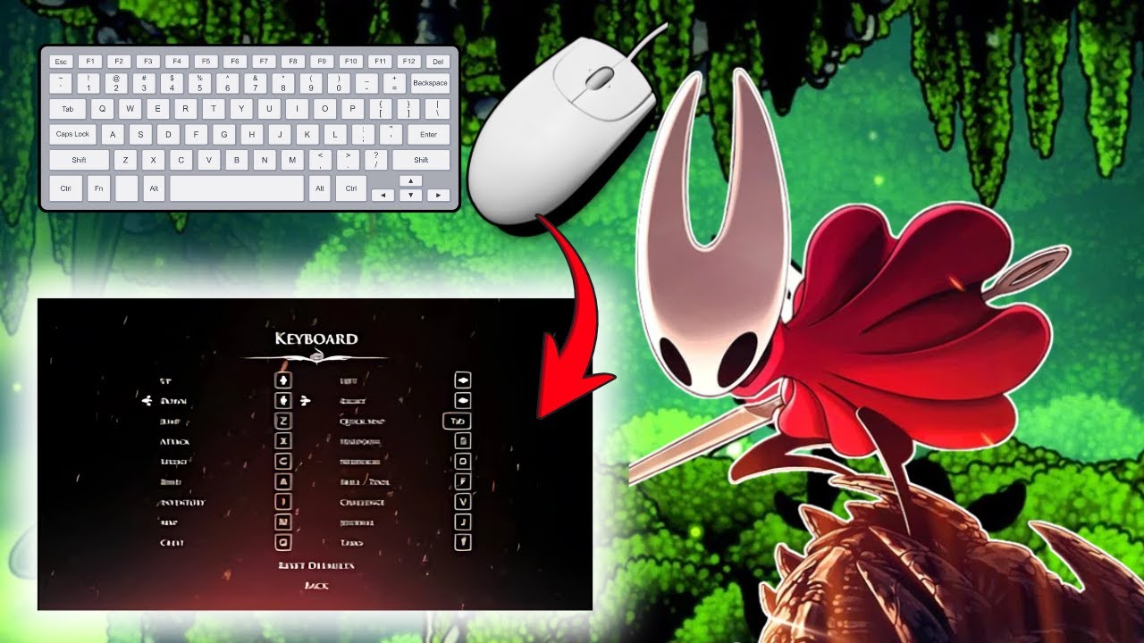 Hollow Knight Silksong Best Key Binds for Keyboard and Mouse - YouTube