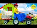 Farm Animals Song | Jannie Pretend Play Nursery Rhymes and Sing-Along Kids Song