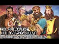 CIV 6 - ALL 48 LEADERS DECLARE WAR SPEECH [CIV A to Z ORDER] RISE AND FALL / GATHERING STORM DLC