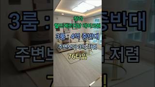 청라 월드메르디앙 레이크원 76타입
