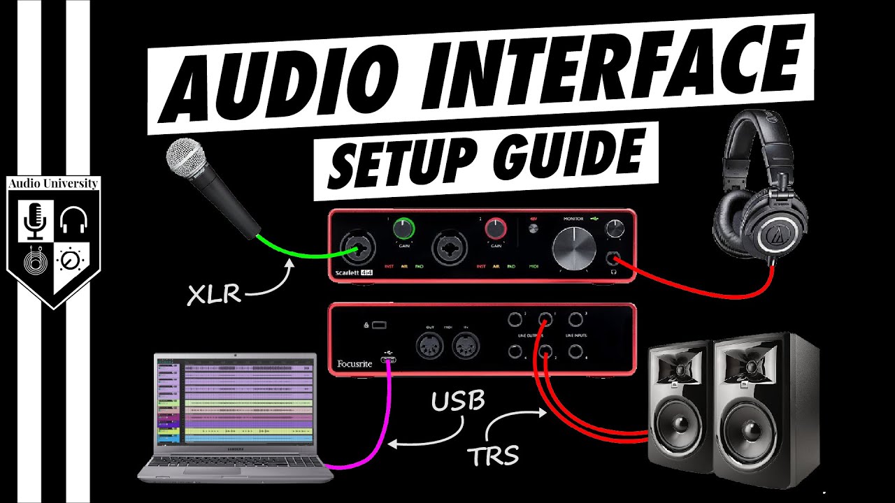 How to set up your audio interface and record audio 