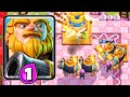 Beating Clash Royale with 1 Elixir Royal Giant LOL