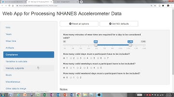 Process NHANES Accelerometer Data