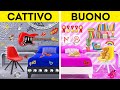 BRAVO VS CATTIVO STUDENTE || Situazioni divertenti! Tipi di studenti a scuola su 123 GO! CHALLENGE