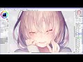 女の子描いてみた【イラストメイキング】