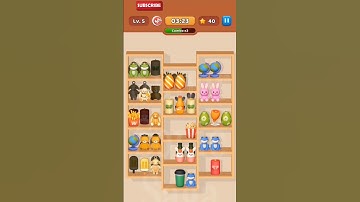Goods sorting match 3 level 5 #youtubeshorts #bestandroidgames #offlinegame #bestpuzzlegame #games