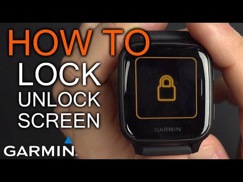 How to Lock / Unlock on Garmin Venu