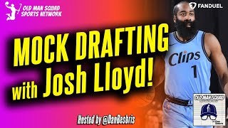 Mock Drafting with Josh Lloyd of LockedOn Fantasy Basketball | James Harden First Round!