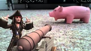 Exploding pig