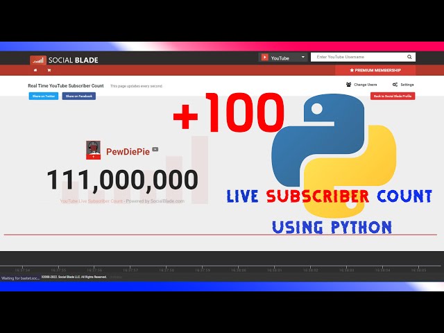 Live  Subscriber Count - Colaboratory