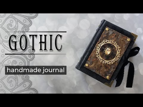 Gothic notebook for Halloween / Готический блокнот к Хэллоуину