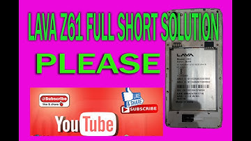 lava z61 full short solution