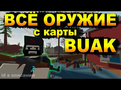 Всё оружие с картой БУАК + id | Неперевернутый