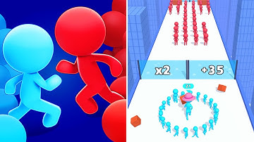 Count Master 3D Vs Circle Run🔆⭕️🔆All Levels Big Walkthrough Mobile Gameplay HT1H