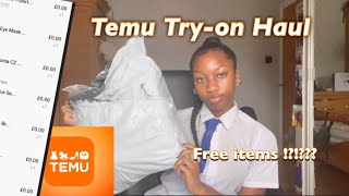 TEMU TRY-ON HAUL, 8 ITEMS FOR FREE?!????| Leona b