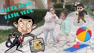 HAFTA SONU TATİL VLOG.🏖️HIRSIZ MR. BEEN  TATİLDE😱 مدونة فيديو لعطلة نهاية الأسبوع #elifsinem #keşfet by Esila ve menesa tv 180 views 7 days ago 4 minutes, 15 seconds