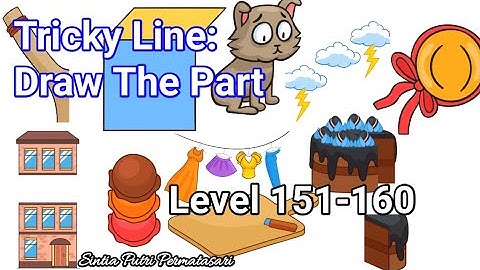 Tricky Line : Draw The Part Level 151,152,153,154,155,156,157,158,159,160