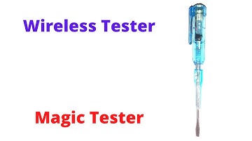 How to make magic tester | homemade wireless tester