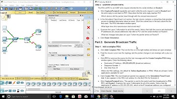 7.1.3.8 Packet Tracer - Investigate Unicast, Broadcast, and Multicast Traffic