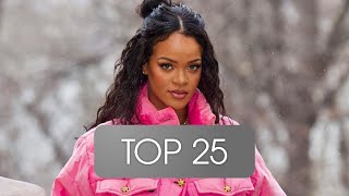 Top 25 Most streamed RIHANNA Songs (Spotify) 09. October 2022