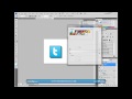 Photoshop Tutorial - 3D Twitter Icon For Your Site/Blog