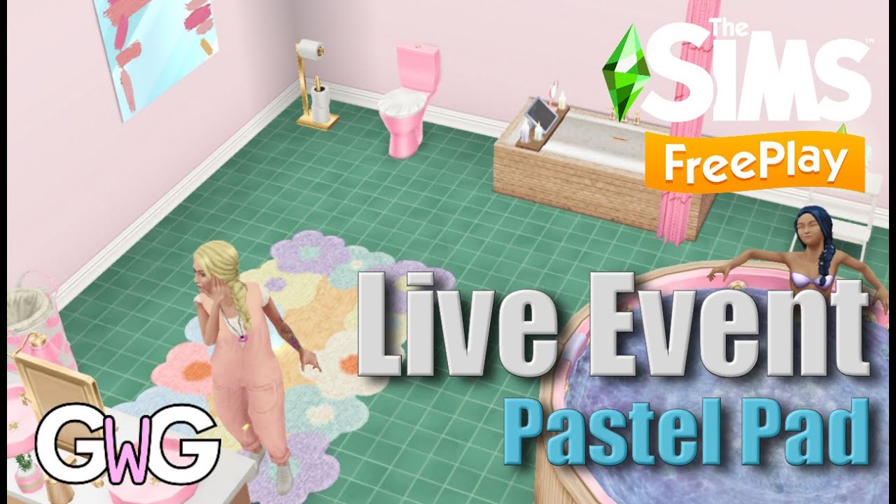 The Sims Freeplay- Pastel Pad Live Event Prizes 💖 