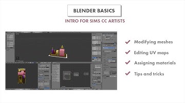 Blender Basics Tutorial for Sims CC Artists