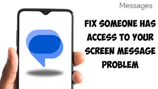 How To Fix Someone Has Access To Your Screen Message Problem | You’re Sharing Your Screen Error Fix