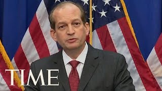 Labor Secretary Alex Acosta Defends His Role In Epstein Plea Deal Time