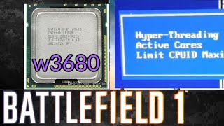 Intel w3680 testing massive multiplayer hyperthreading on vs off enabled vs disabled