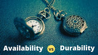 Availability vs Durability  Which is more important in a system architecture design? #shorts