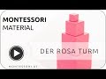 Montessori Material - Der Rosa Turm | MONTESSORI-ONLINE.COM 💚