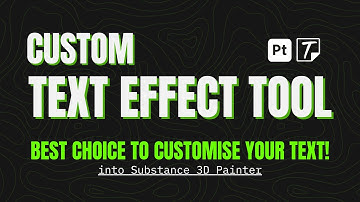 Introduction to Custom Text Effect Tool for #substancepainter