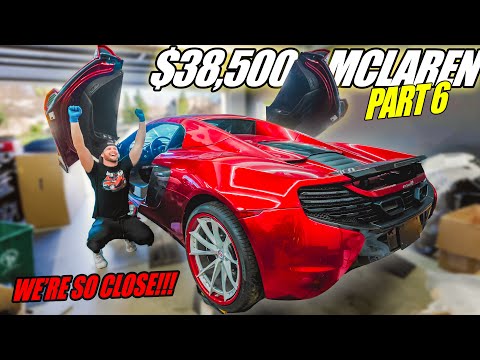 The BIGGEST NIGHTMARE on the $38,500 MCLAREN is FINALLY FIXED!! (PART 6)