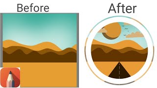 How to draw beautiful desert scenery || Digital Art