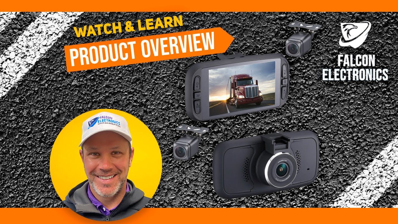 Falcon Electronics Eagle Eye 3 Cam Dash Cam Product Page Overview 