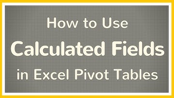 How to Add a Calculated Field to an Excel Pivot Table - Excel Tutorial