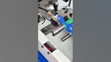 High-Speed Cable Terminal Crimping Machine in Action! #automation #factory #tech