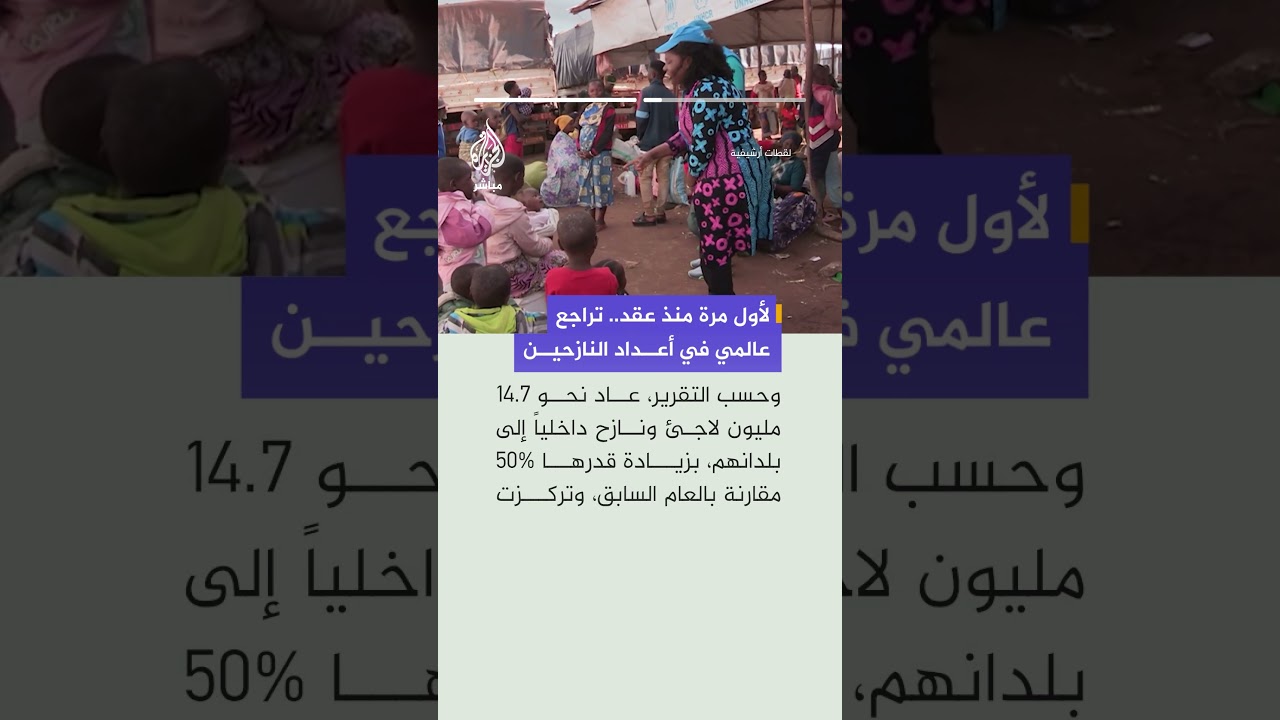 تقرير لمفوضية شؤون اللاجئين يكشف تزايد أعداد العائدين داخلياً إلى بلدانهم