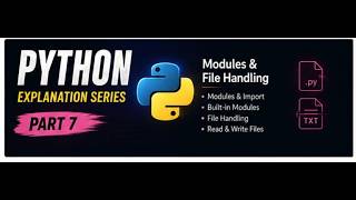 Python series part-7