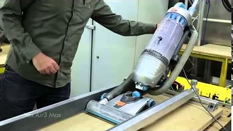 Dyson pick up test   Dyson DC41 takes on the Vax Air3 Max   Official Dyson Video