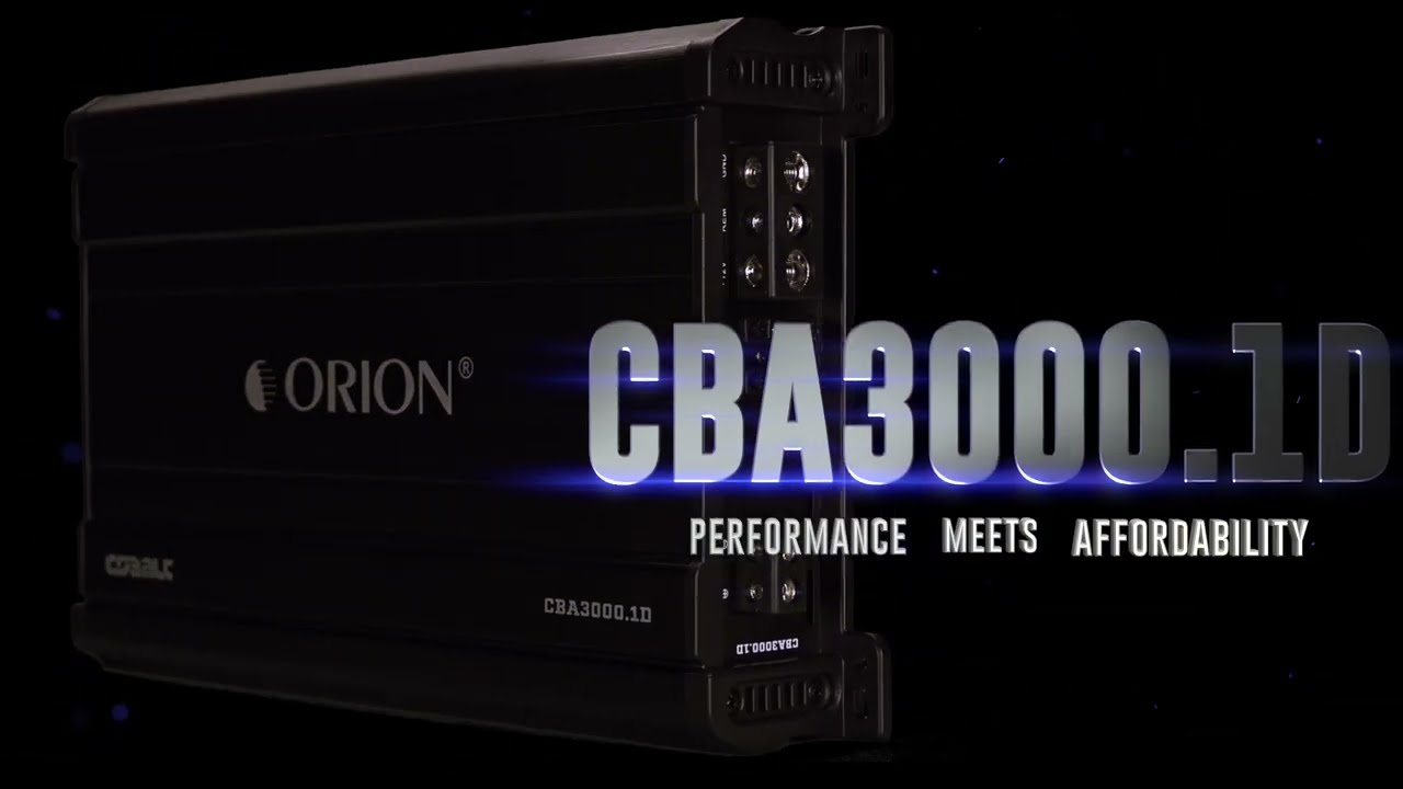 Orion CBA3000.1D 🔥 3,000W Class-D Monoblock – Bass Beast Unleashed