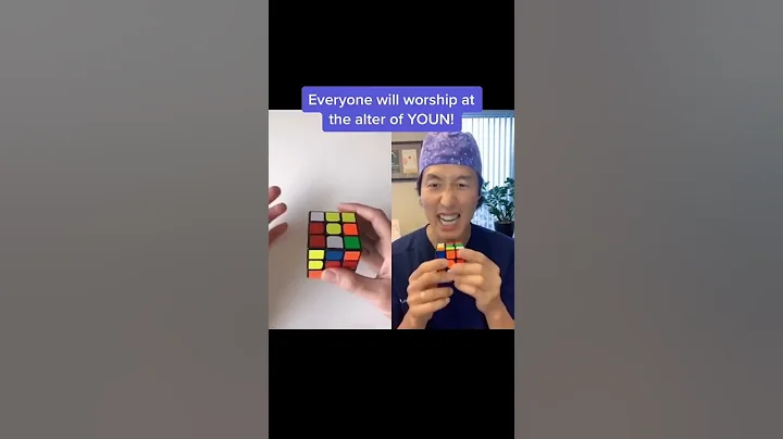 How to Solve a Rubik’s Cube in 2 Moves?!?! #shorts #rubikscube