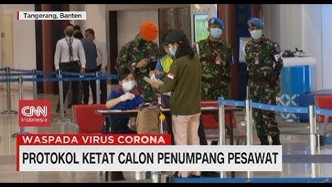 Protokol Ketat Calon Penumpang Pesawat