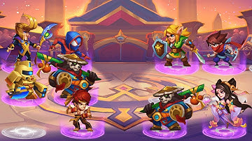 Idle Hunters: free AFK games online - Battle Arena (Gameplay Android)