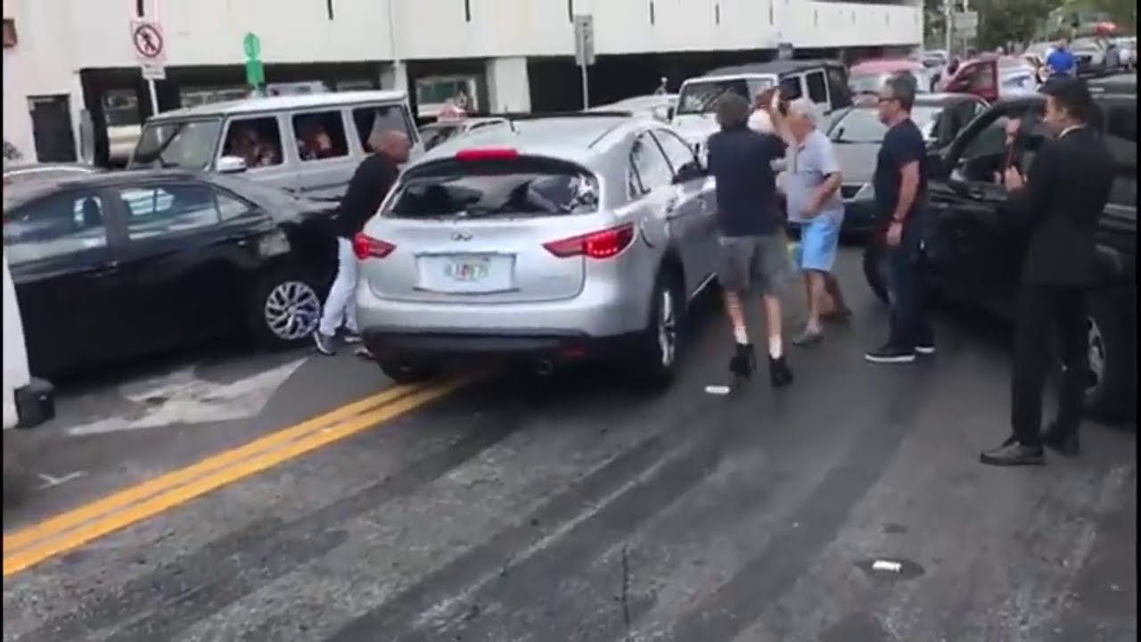 WATCH WHAT HAPPEND TO HIT AND RUN DRIVER IN MIAMI? - YouTube