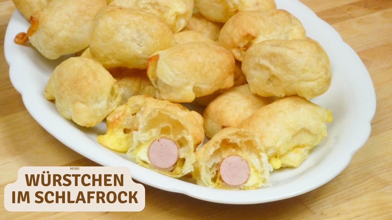 Wienerle Croissants | Würstchen im Blätterteig / Schlafrock, einfach lecker