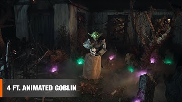 Home Depot Halloween 2022 - 4 ft Animated Goblin [Grave and Bones]